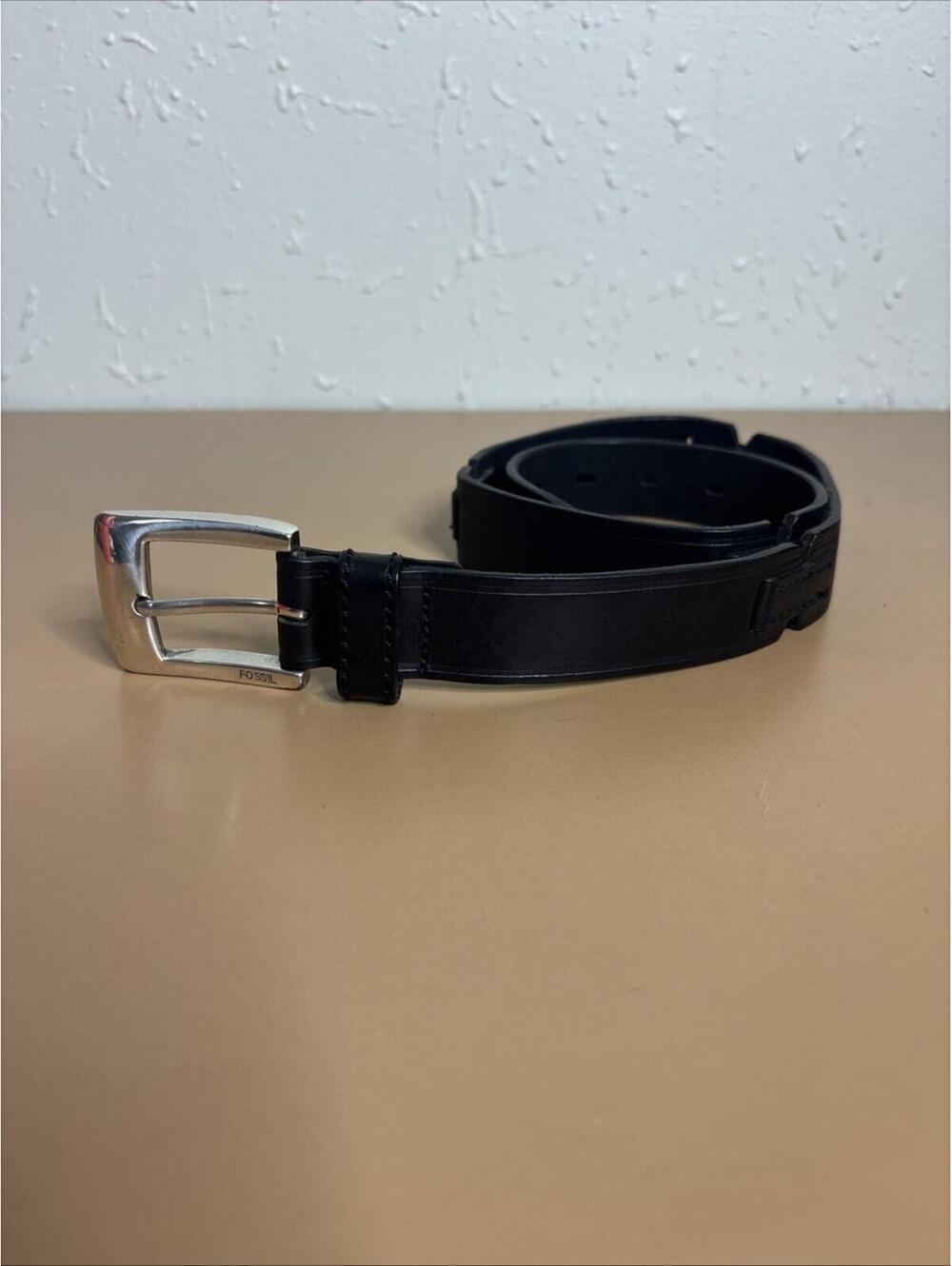 Fossil Belt Genuine Leather Black Women’s Small Belt (A5)